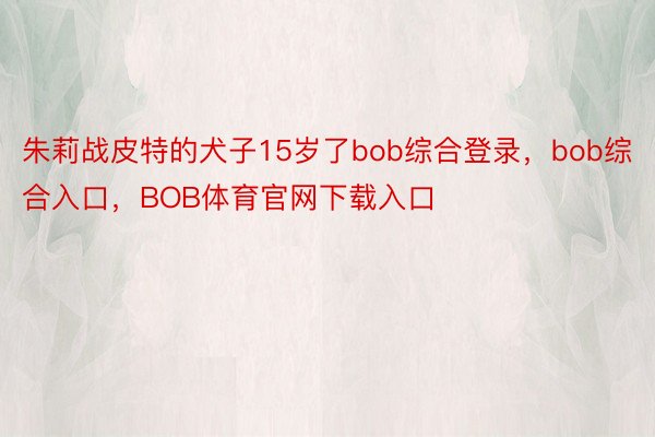 朱莉战皮特的犬子15岁了bob综合登录，bob综合入口，BOB体育官网下载入口